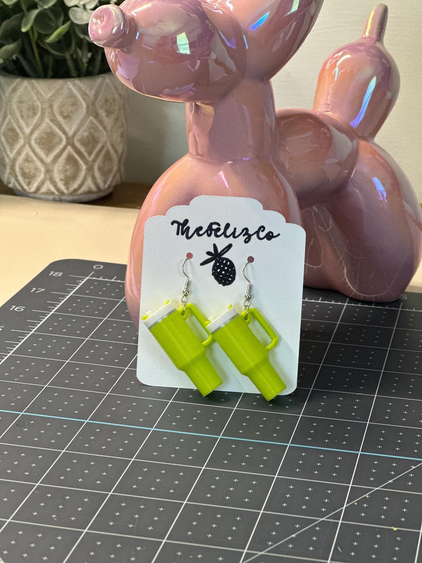 Miniature Stanley Earrings | 3MF/STL File for 3D Printing - Digital Download