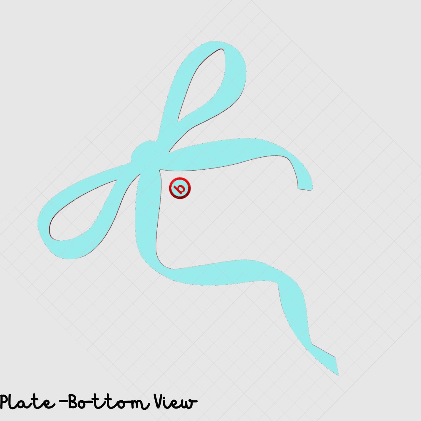 Coquette Bow Bogg Bag Charm STL File, Digital Download, Bag Accessory Print File, Mini Charm Design