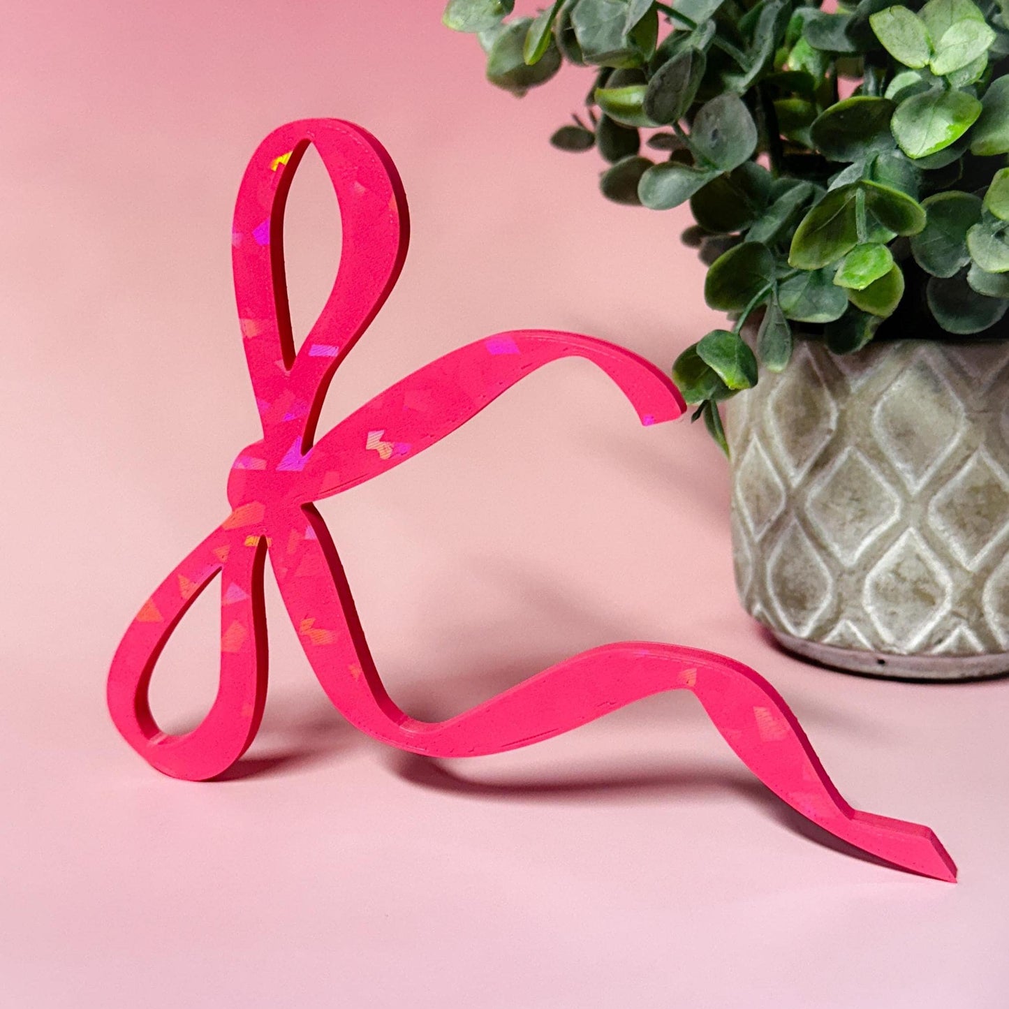 Coquette Thin Bow Bogg Bag Charm: Tote Attachment Valentine Accessory