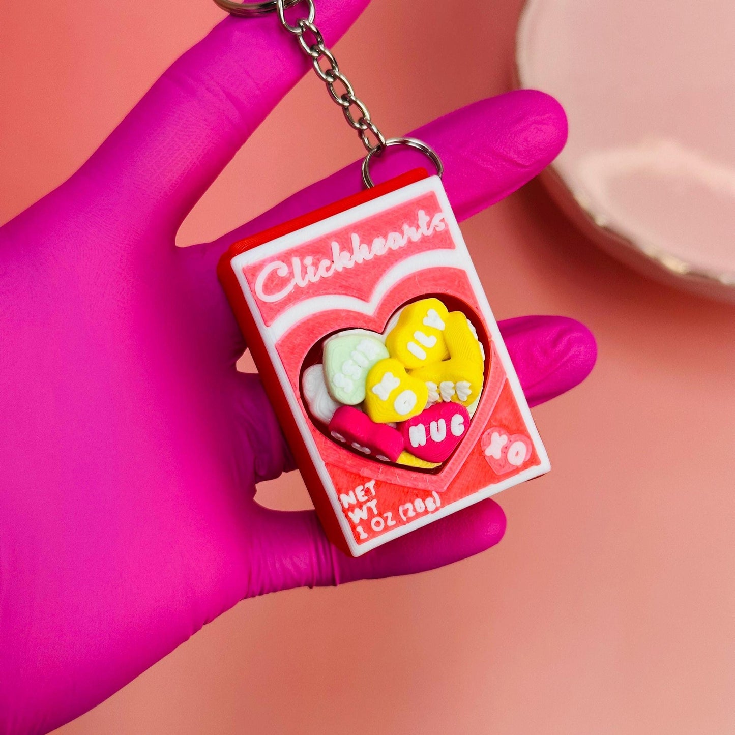 Conversation Heart Fidget Clicker | Valentines Candy Box Stress Relief Toy | LOVE | ADHD | Valentine Gifts