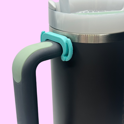 Stanley Tumbler Handle Clip: 3D Printed Key Charm Holder - 2 Pack