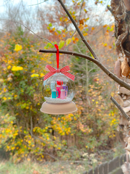Snow Globe Stanley Tumbler Ornament | 2025 Stanley-Inspired Christmas Ornament