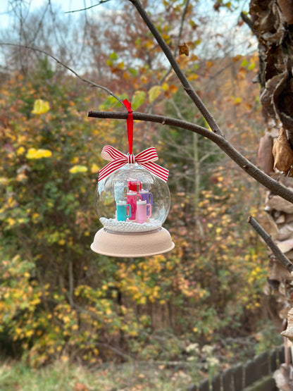 Snow Globe Stanley Tumbler Ornament | 2025 Stanley-Inspired Christmas Ornament