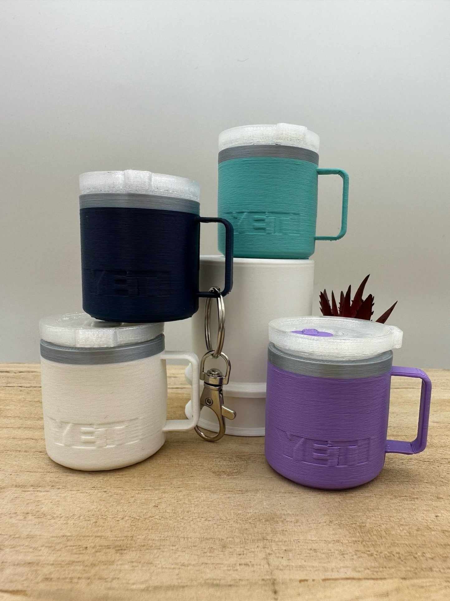 YETI Mug Keychain: Mini Storage  Pill Container