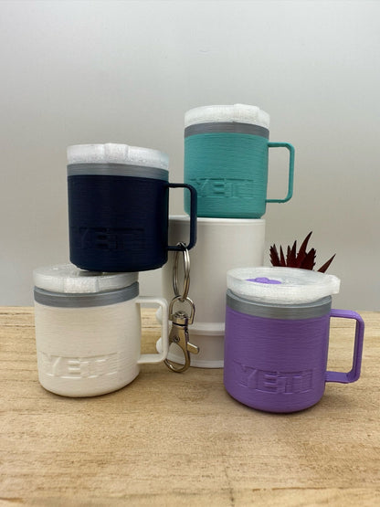 YETI Mug Keychain: Mini Storage  Pill Container