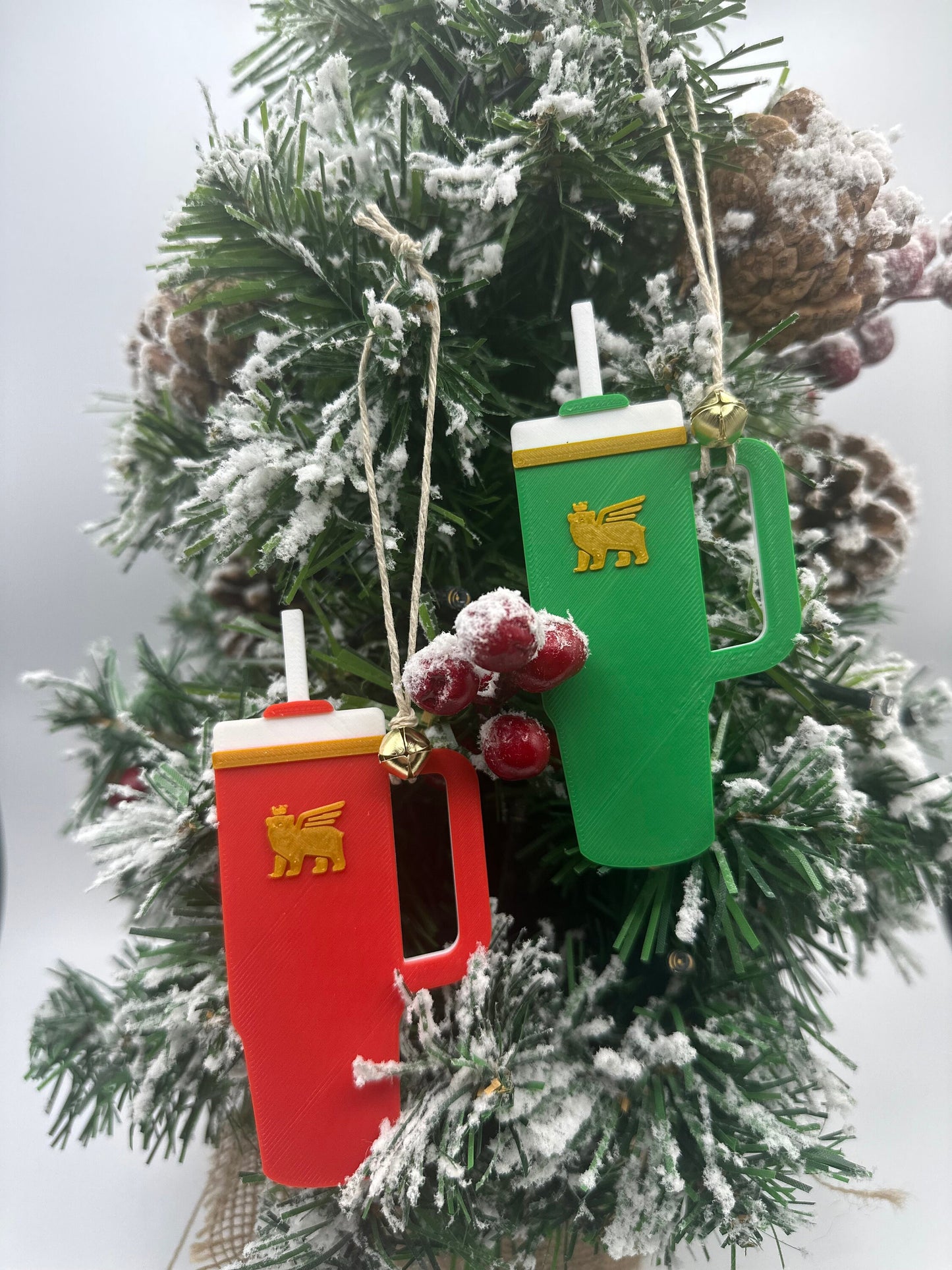 Customizable 2D Gift Tag Stanley Ornament: Holiday Tag