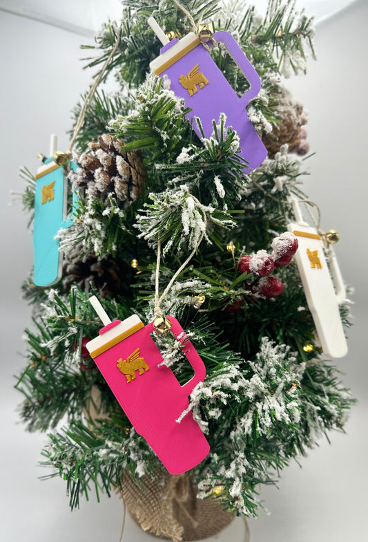 Customizable 2D Gift Tag Stanley Ornament: Holiday Tag