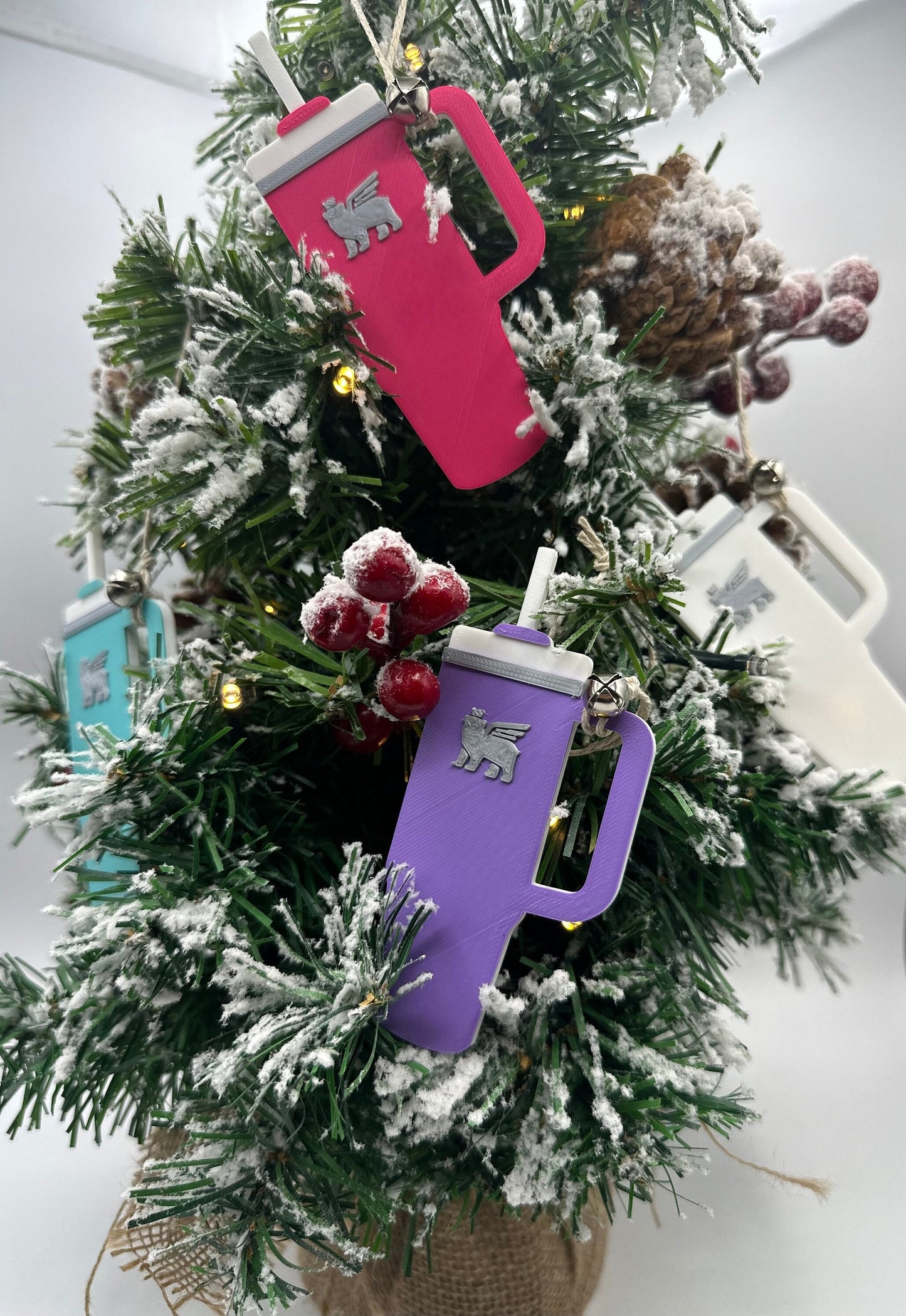 Customizable 2D Gift Tag Stanley Ornament: Holiday Tag