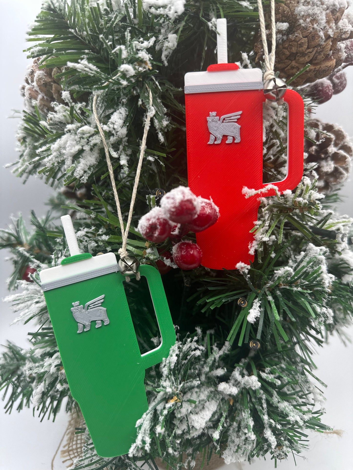 Customizable 2D Gift Tag Stanley Ornament: Holiday Tag