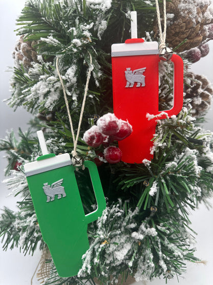 Customizable 2D Gift Tag Stanley Ornament: Holiday Tag