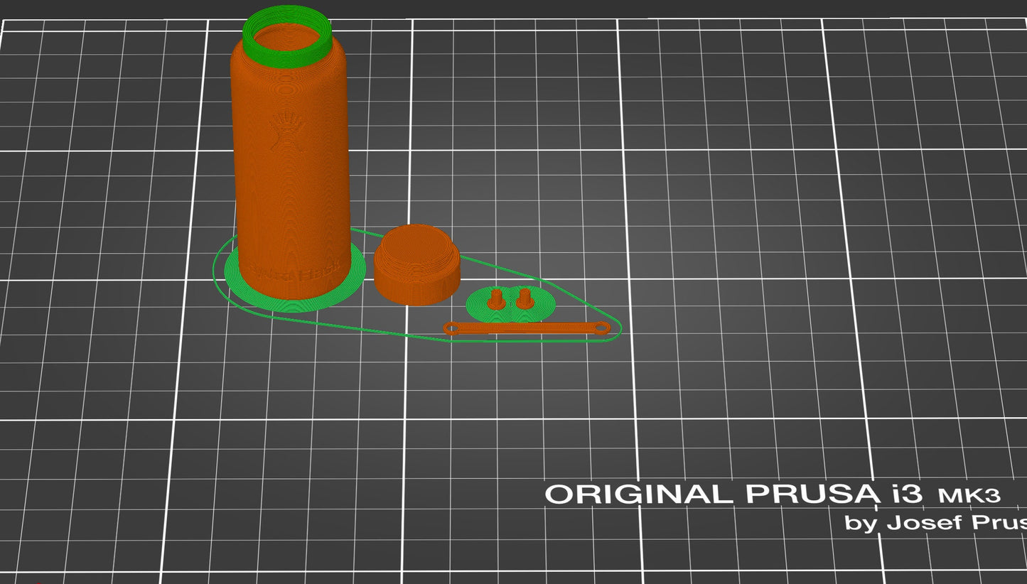 Mini Bottle Charm STL File, 3MF Digital Download, Printable Mini Accessory, DIY Keychain Design
