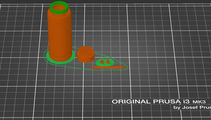 Mini Bottle Charm STL File, 3MF Digital Download, Printable Mini Accessory, DIY Keychain Design