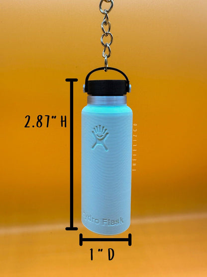 Hydro Flask Mini Lip Balm Keychain | On The Go Storage | Custom keychain | Travel Gift