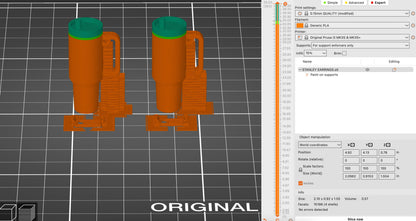 Miniature Stanley Earrings | 3MF/STL File for 3D Printing - Digital Download