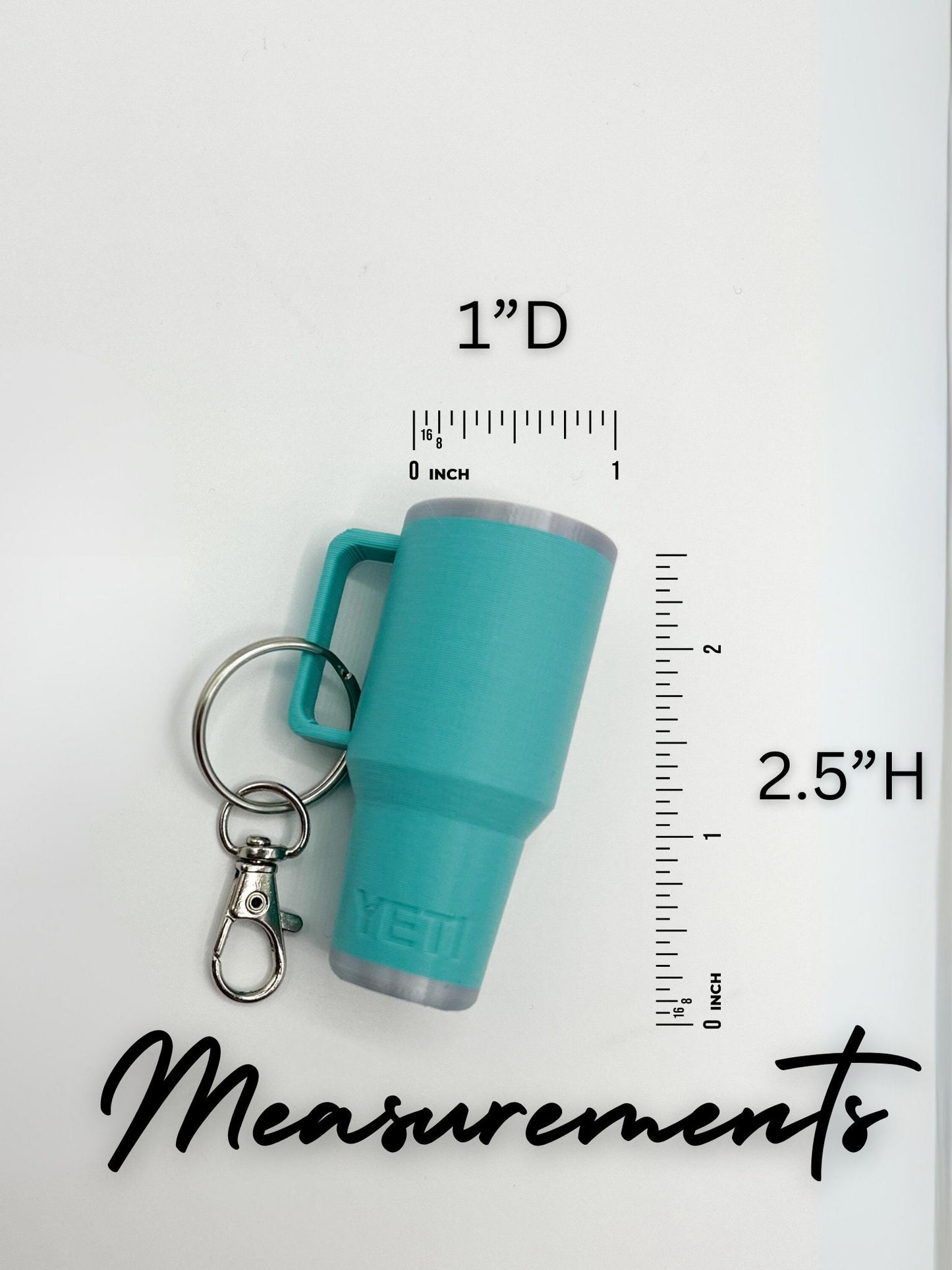 YETI Rambler Handle Tumbler Keychain | 3D Printed