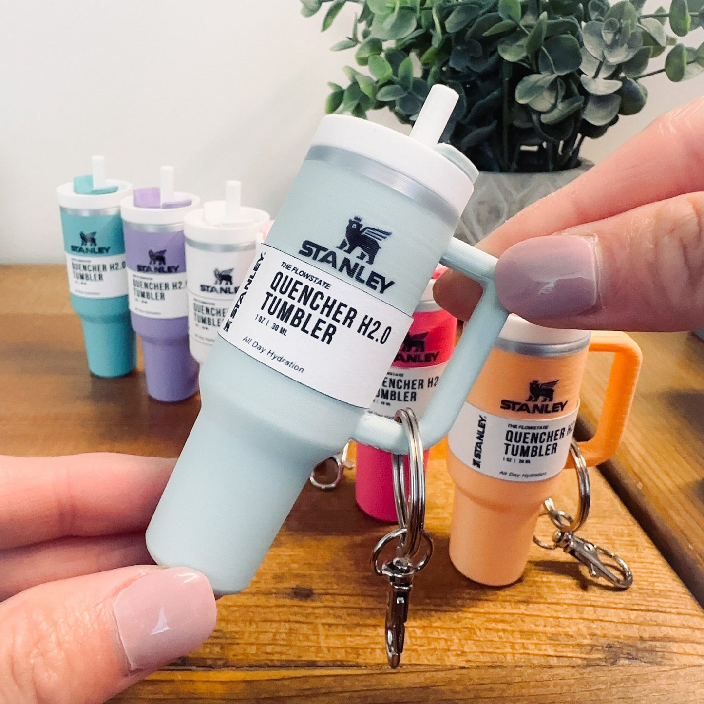 Mini Stanley Keychain Chapstick Holder | Original Tumbler Lip Balm Storage | 3d Printed