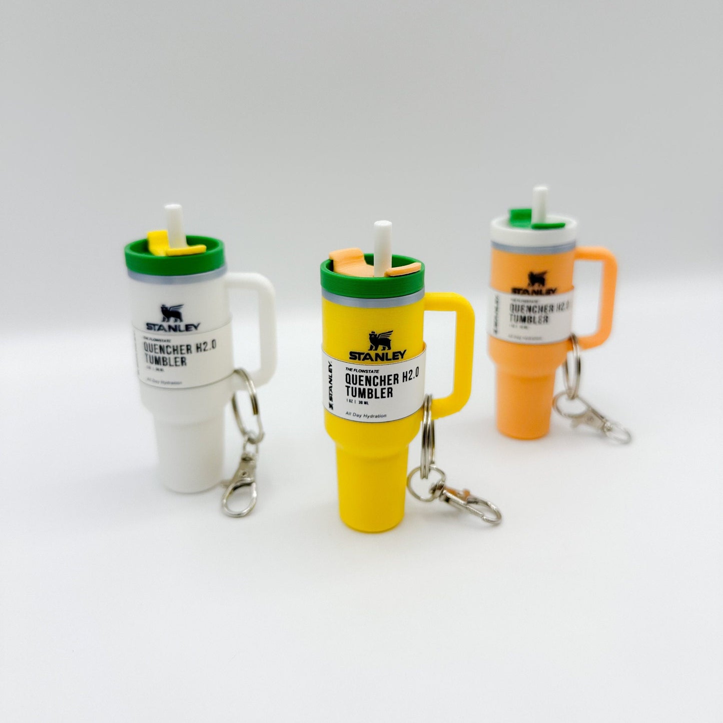 Mini Tumbler Keychain Chapstick Holder, Color Pop Lip Balm Charm, Bag Accessory Gift