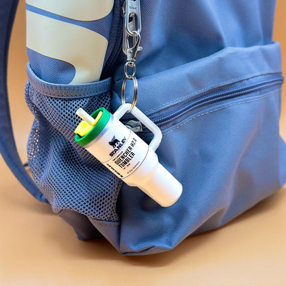 Mini Tumbler Keychain Chapstick Holder, Color Pop Lip Balm Charm, Bag Accessory Gift
