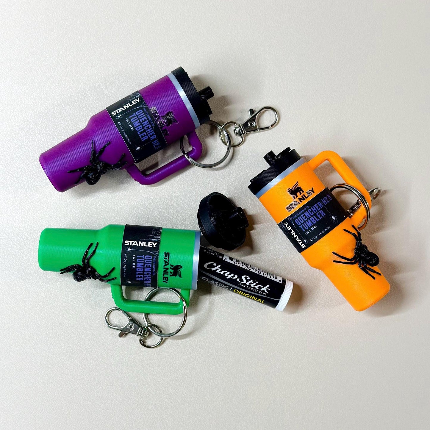 Halloween Stanley Tumbler Keychain: 3D Printed Miniature