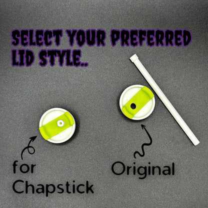 Halloween Snake Tumbler Keychain Chapstick Holder, Lip Balm Charm, Spooky Bag Accessory