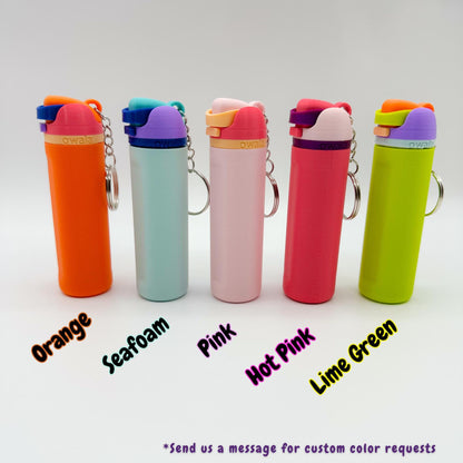 Mini Lip Balm Holder Keychain, EOS Chapstick Case, Tumbler Style Bag Charm, Travel Gift