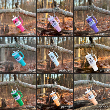 Mini 3D Printed Stanley Tumbler Ornament: Fidget Toy