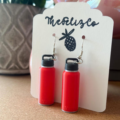 YETI Tumbler Water bottle  Earrings | 3D Printed