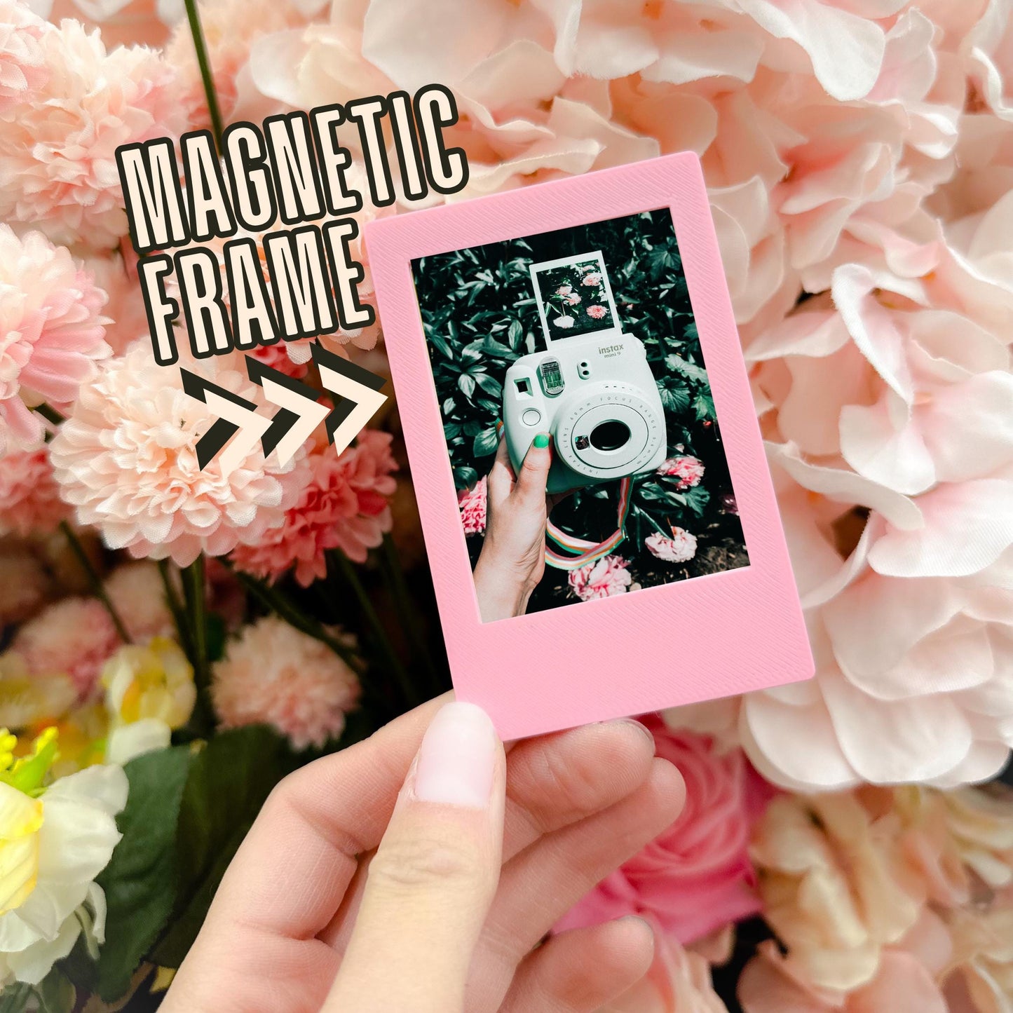 Customized Magnet Instax Mini Photo Frame | Custom Fridge Keepsake | Halloween Snaps