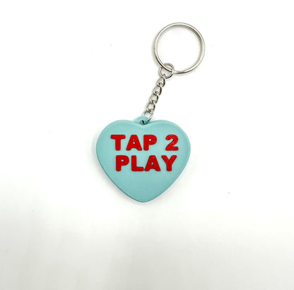 NFC Valentine Conversation Heart Keychain | Music Enthusiast | 3D Printed Gifts