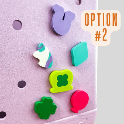 Lucky Charm Bogg Bag Accessories: 3D Printed Shoe Charms