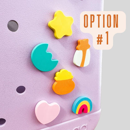 Lucky Charm Bogg Bag Accessories: 3D Printed Shoe Charms