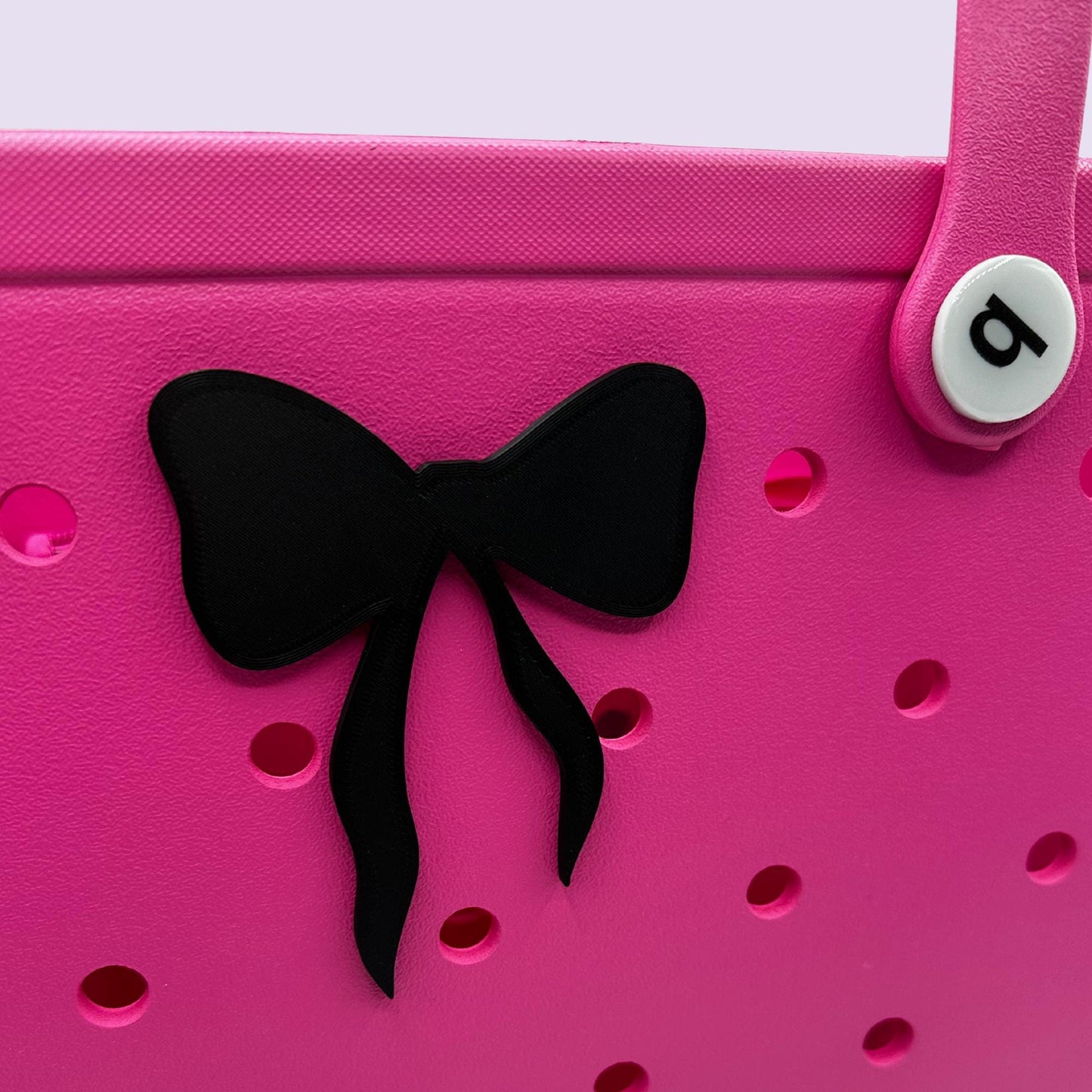 Coquette Bow Bogg Bag Attachment Decor | Halloween Accessory