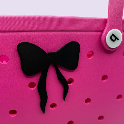 Coquette Bow Bogg Bag Attachment Decor | Halloween Accessory