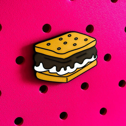 3D Printed Smore's Bogg Bag Charm: Hard Plastic Attachment