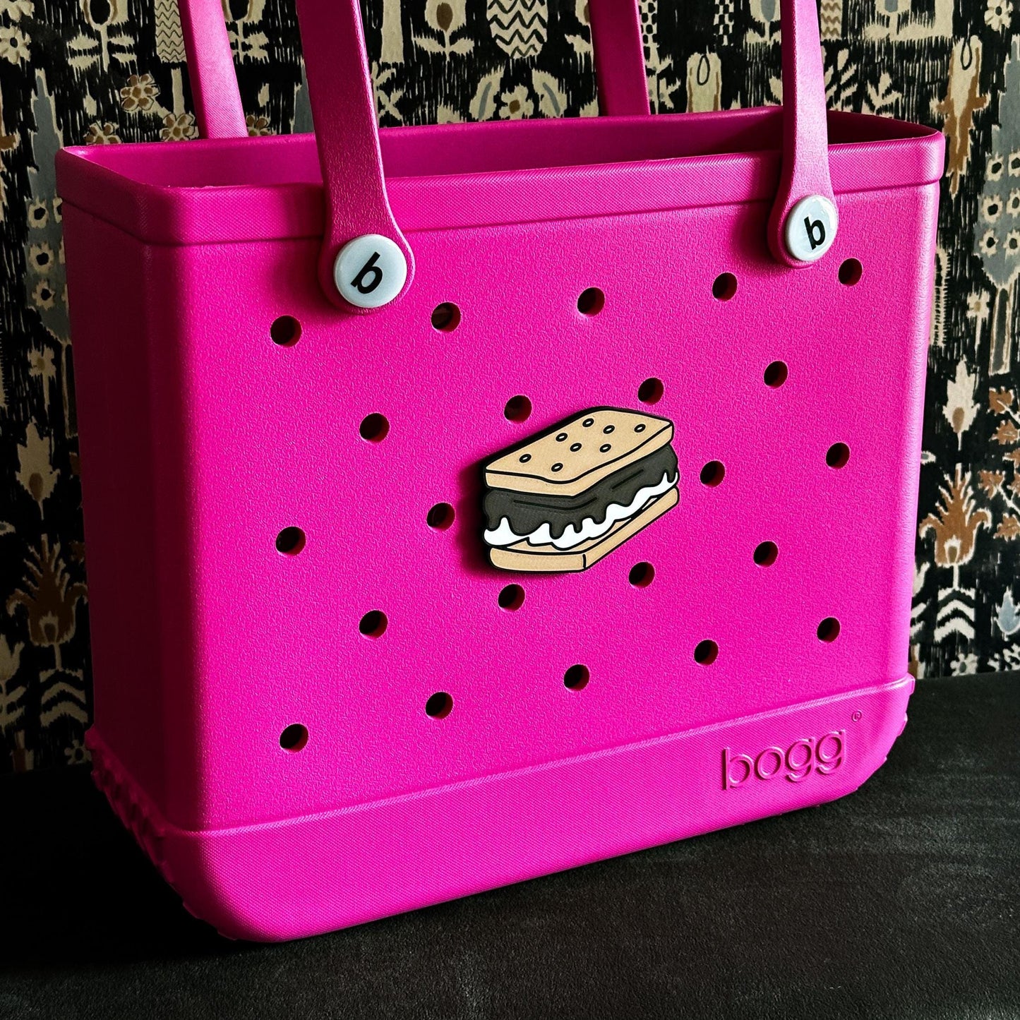 3D Printed Smore's Bogg Bag Charm: Hard Plastic Attachment