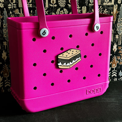 3D Printed Smore's Bogg Bag Charm: Hard Plastic Attachment