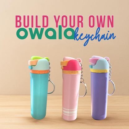 Custom Owala Lip Balm Holder Keychain: 3D Printed Miniature Water Bottle