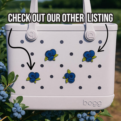 3D Printed Strawberry Bogg Bag Charm: Hard Plastic Decor