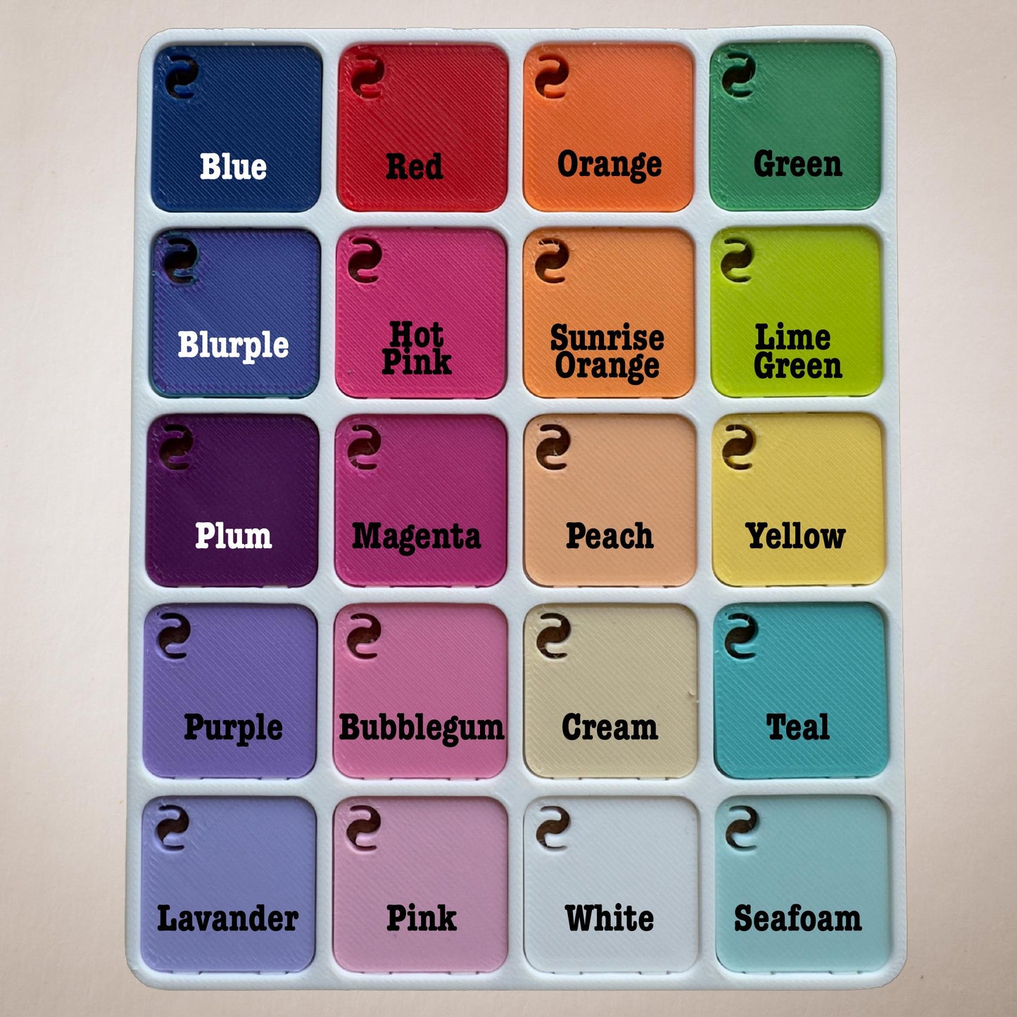 Custom Name Bubble Letters Keychain | Double-Sided 3D Printed Gift| Unique Keychain