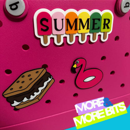 3D Printed Crab Bogg Bag Charm: Hard Plastic Attachment