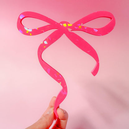 Coquette Thin Bow Bogg Bag Charm: Tote Attachment Valentine Accessory