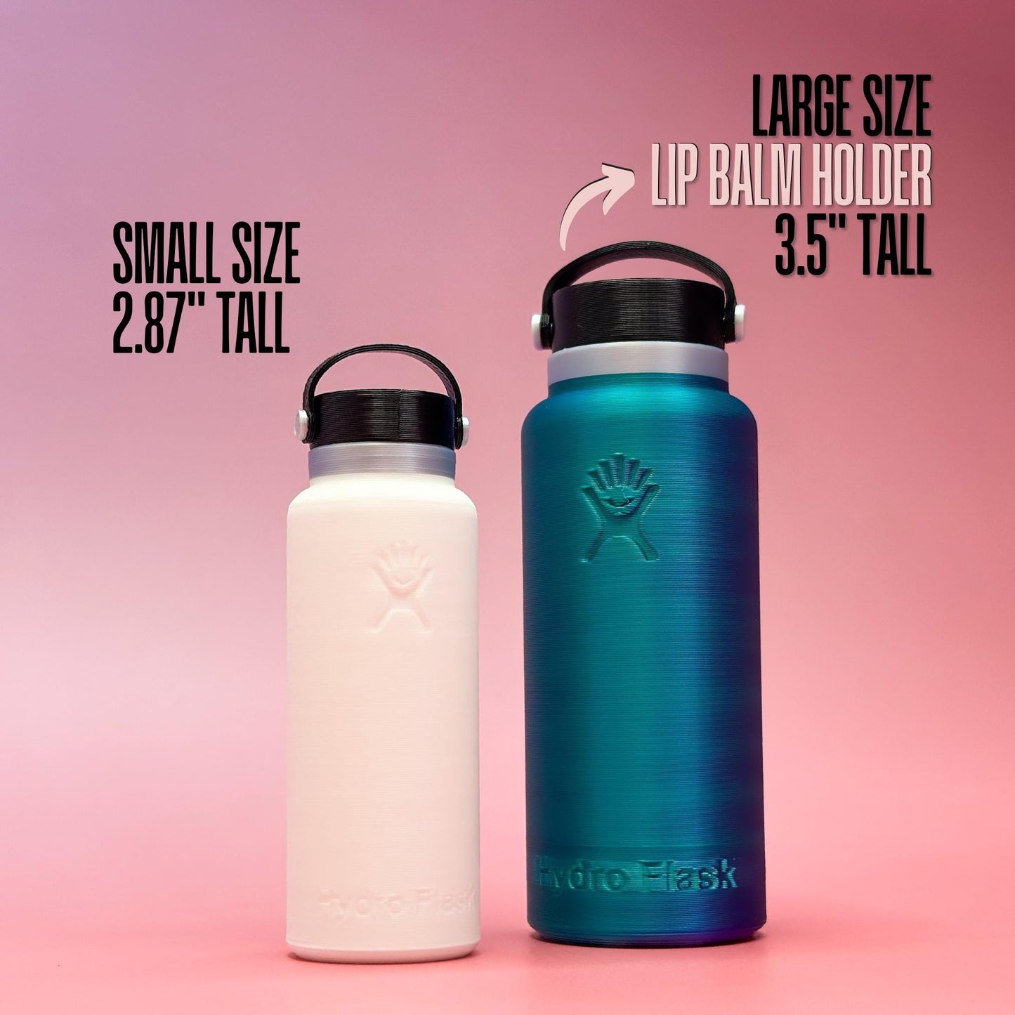 Hydro Flask Mini Lip Balm Keychain | On The Go Storage | Custom keychain | Travel Gift