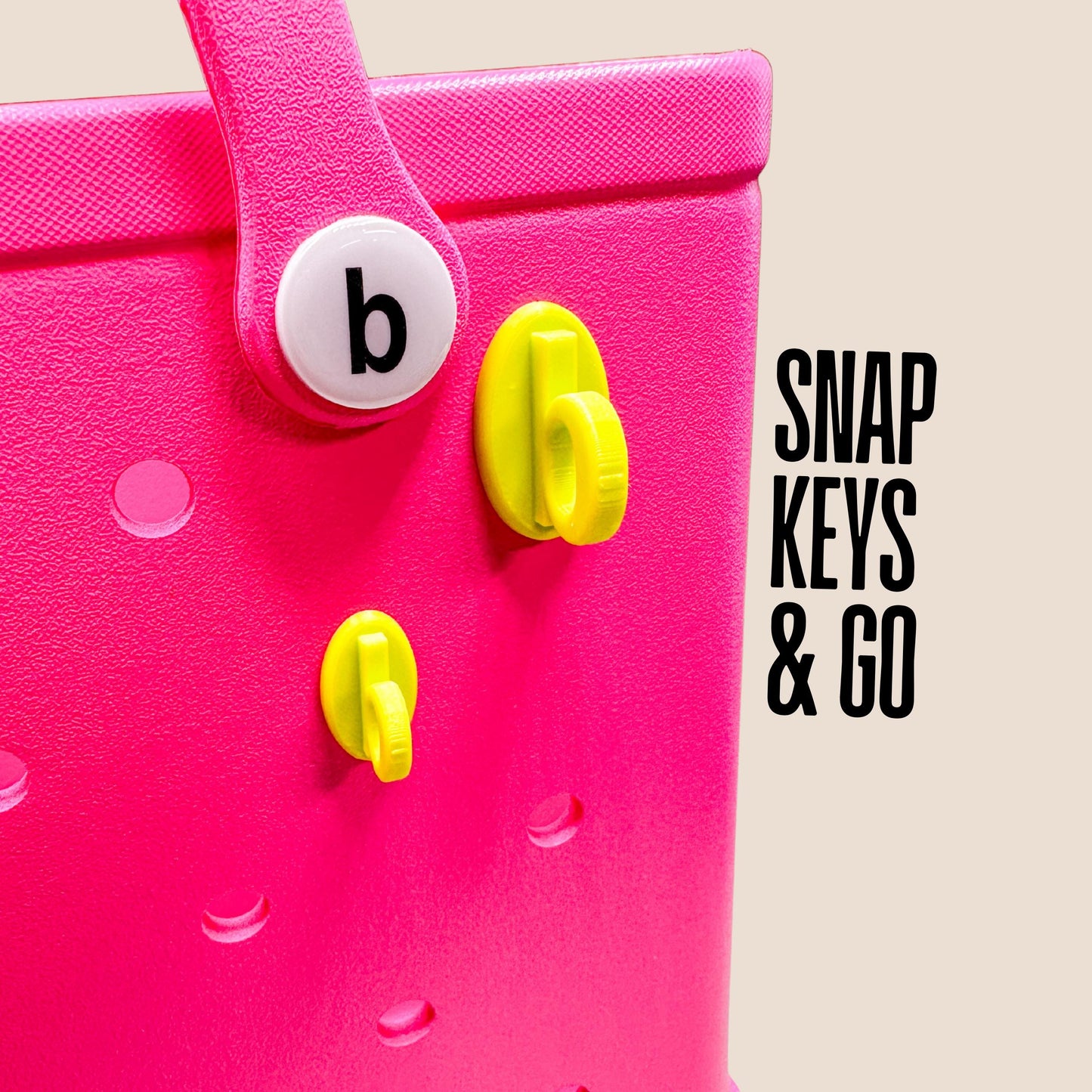 Bogg Bag Accessory Clip: Keychain & Charm Holder