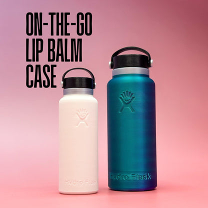 Mini Lip Balm Keychain, Tumbler Style Holder, On the Go Storage, Custom Travel Gift