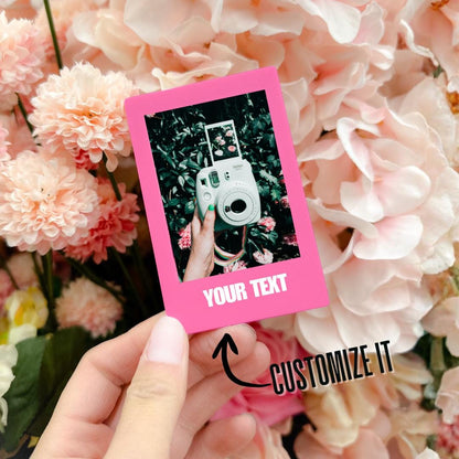 Customized Magnet Instax Mini Photo Frame | Custom Fridge Keepsake | Halloween Snaps