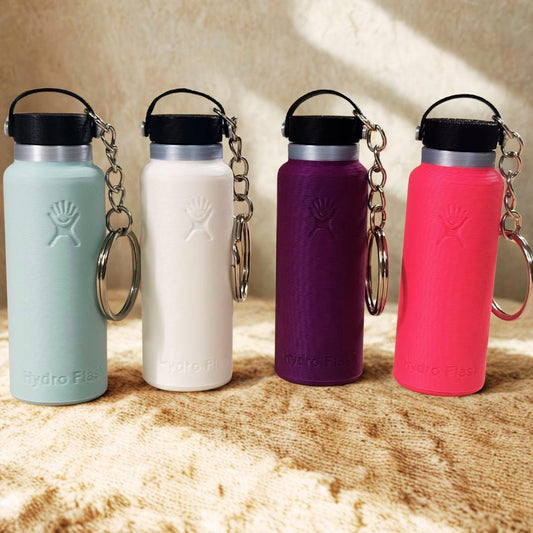 Hydro Flask Mini Lip Balm Keychain | On The Go Storage | Custom keychain | Travel Gift