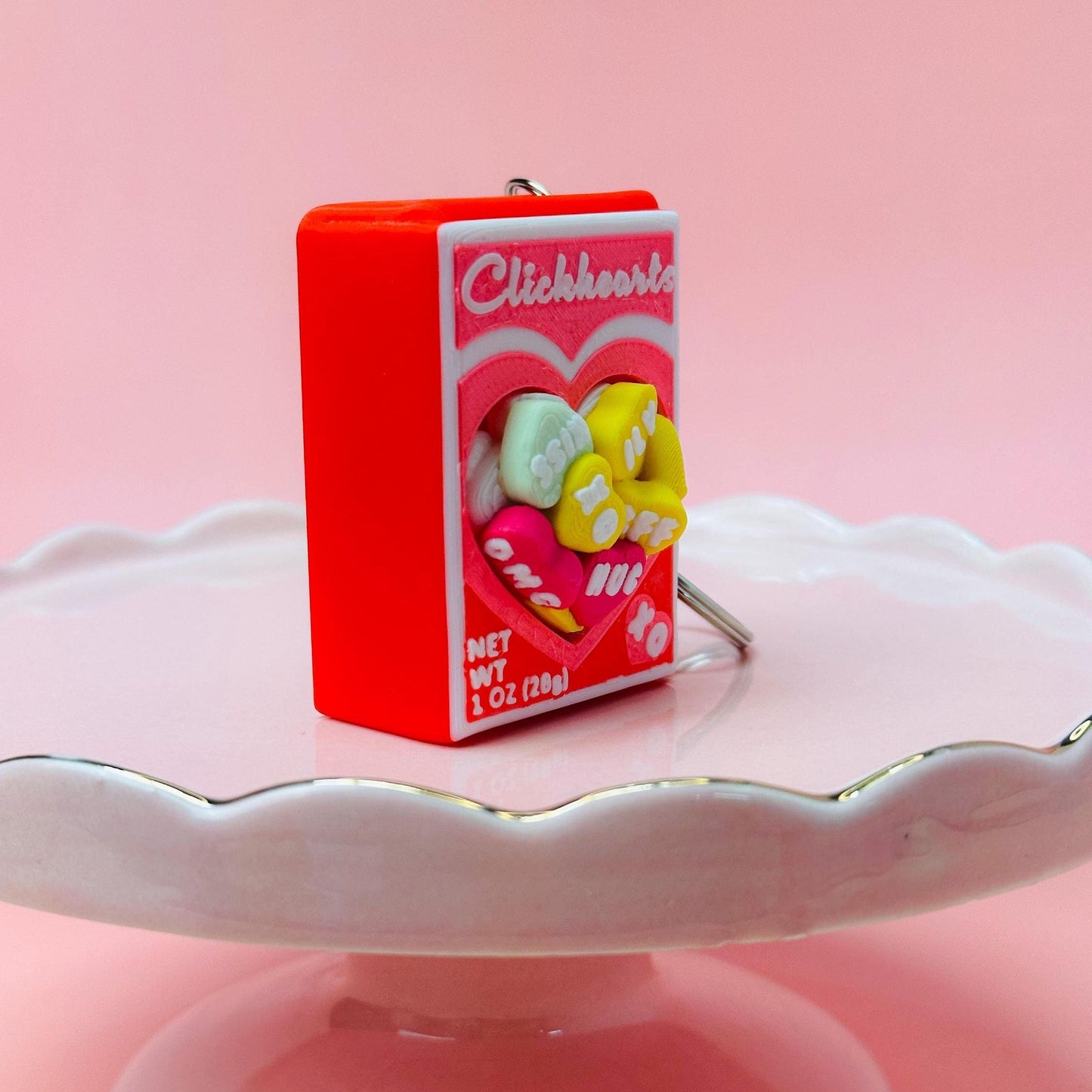 Fidget Clicker + Conversation Hearts | Stress Relief | LOVE | ADHD | Valentine Gifts