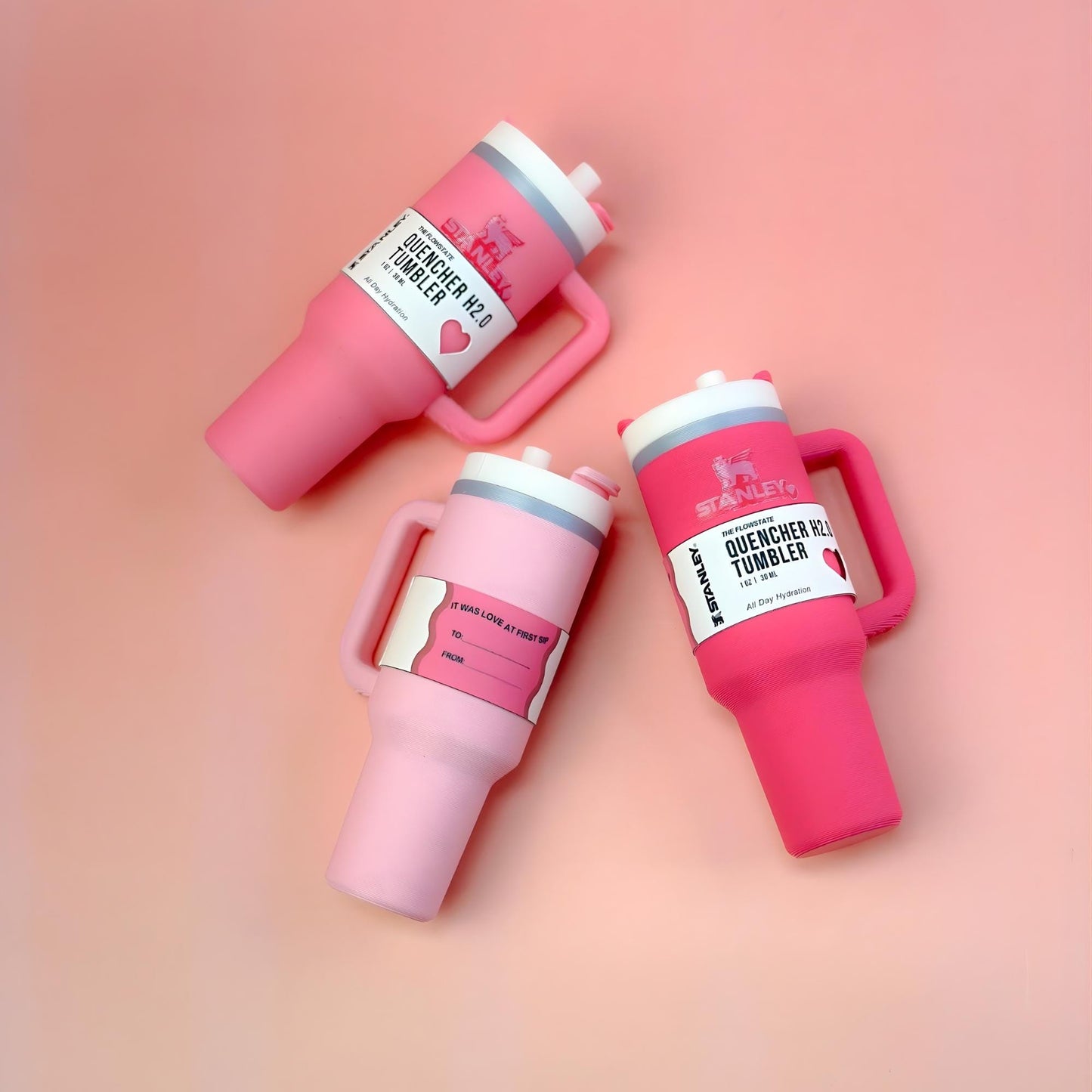 Printable Tumbler Gift Tag Valentines Day Non Candy School Party Favor Digital Download