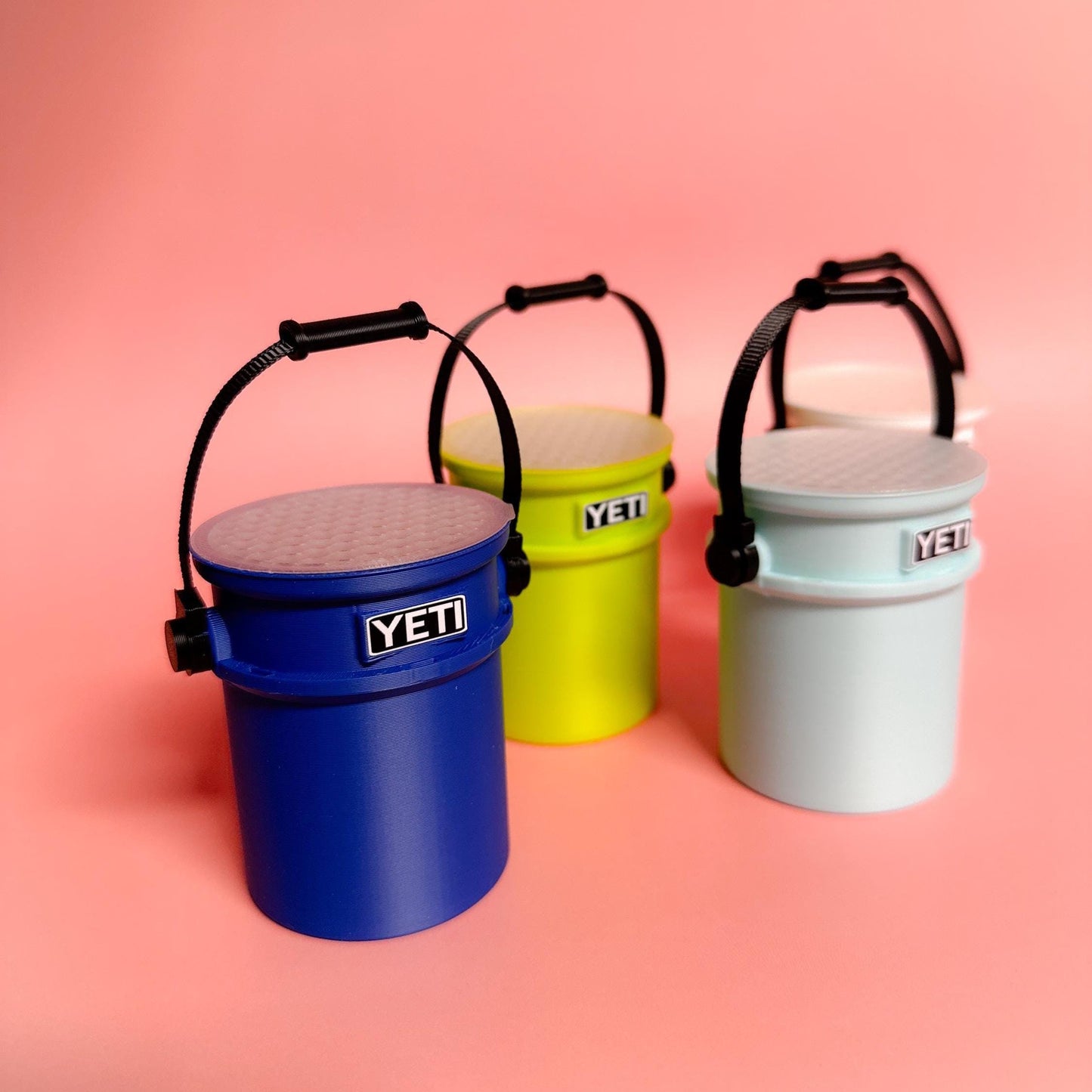 Mini Desk Bucket with Lid, Tumbler Style Desk Decor, Collectible Organizer, Tiny Gift