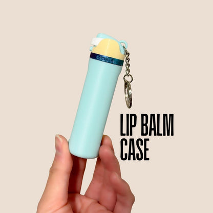 Mini Lip Balm Holder Keychain, EOS Chapstick Case, Tumbler Style Bag Charm, Travel Gift